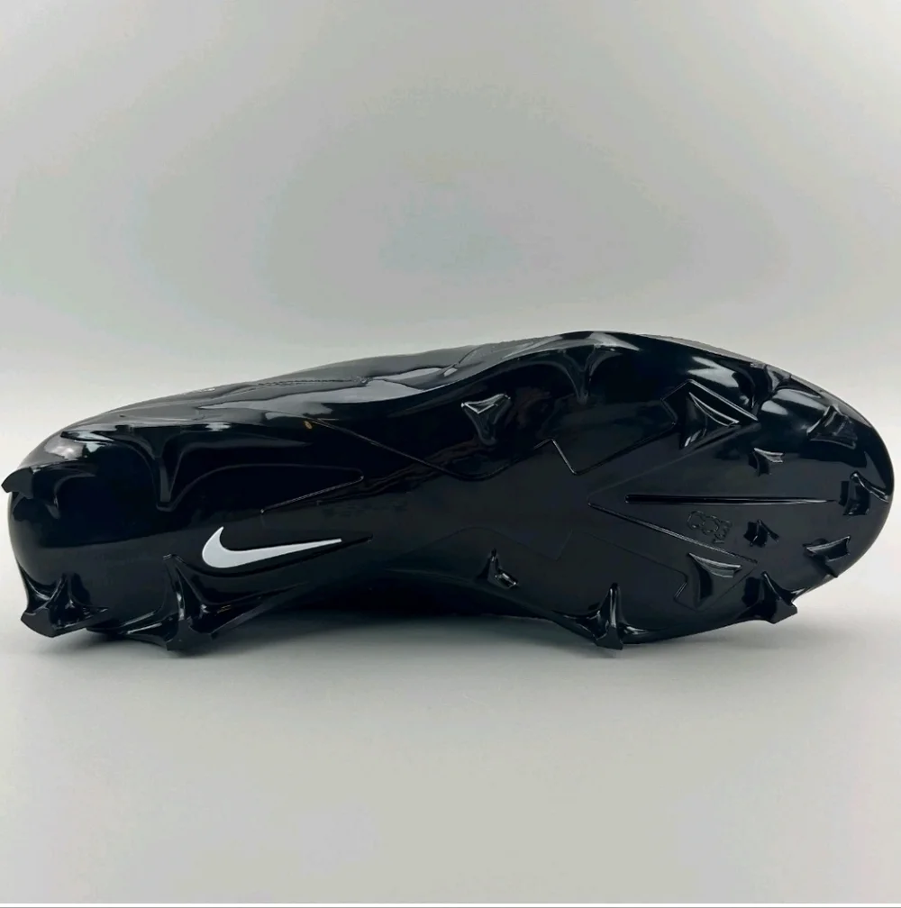 Nike Alpha Elite 4 Menace Football Cleats Black Silver FD7036-002 Mens Size 11.5
